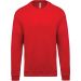 Sweat-shirt unisexe col rond K474 - Red