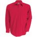 Chemise manches longues popeline K541 - Classic Red