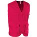Gilet multipoches K624 - Red