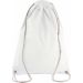 Sac à dos en coton avec cordelettes KI0125 - White