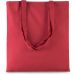 Sac tote bag shopping basic KI0223 - ARANDANO RED - 38 x 42 cm