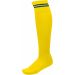 Chaussettes de sport rayées PA015 - Sporty Yellow / Dark royal Blue