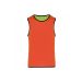 Chasuble de rugby réversible PA044 - Lime / Spicy Orange