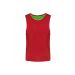 Chasuble réversible multisports enfant Sporty Red / Fluorescent Green - 6/10