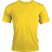 T-shirt homme manches courtes sport PA438 - True Yellow