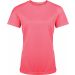 T-shirt femme manches courtes sport PA439 - Fluorescent Pink