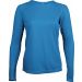 T-shirt femme manches longues sport PA444 - Aqua Blue