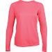 T-shirt femme manches longues sport PA444 - Fluorescent Pink