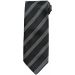 Cravate Four Stripe PB62 - Black / Silver