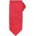 Cravate à motif carré PR788 - Red