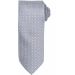 Cravate à motif carré PR788 - Silver