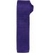 Cravate fine tricotée PR789 - Purple