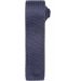 Cravate fine tricotée PR789 - Steel