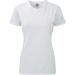 T-shirt femme polycoton col rond RU165F - White