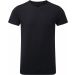 T-shirt polycoton col rond RU165M - Black