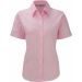 Chemise manches courtes femme Oxford RU933F - Classic Pink
