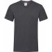 T-shirt homme col V Valueweight SC22V - Dark Heather Grey