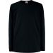 T-shirt enfant manches longues valueweight SC61007 - Black