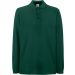 Polo homme manches longues premium SC63310 - Forest Green