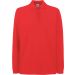 Polo homme manches longues premium SC63310 - Red