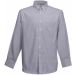 Chemise homme manches longues oxford SC65114 - Oxford Grey