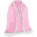 Gymsac en coton W110 - Classic Pink / White - 37 x 46 cm de dos