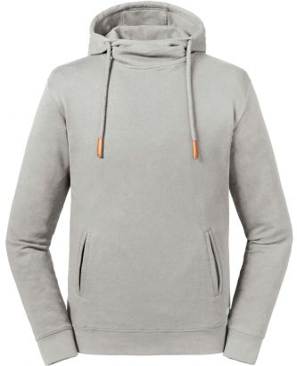 Sweat à capuche col montant Pure Organic Stone