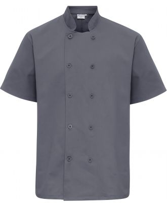 Veste de cuisine manches courtes PR656 - Steel