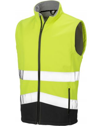 Gilet softshell haute visibilité R451X - Fluorescent Yellow / Black