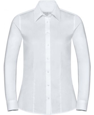 Chemise femme manches longues COOLMAX® RU972F - White