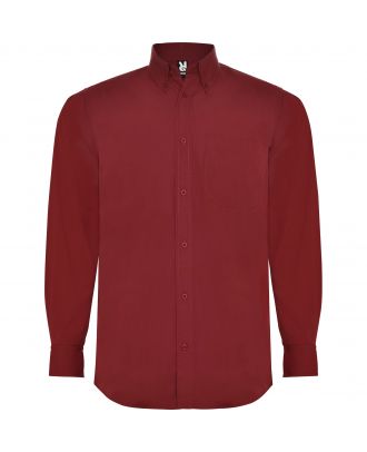 Chemise homme manches longues AIFOS L/S grenat