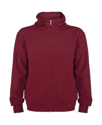 Sweat-shirt capuche avec fermeture éclair MONTBLANC grenat