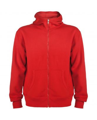 Sweat-shirt capuche avec fermeture éclair MONTBLANC rouge