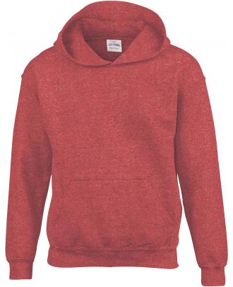 Sweat-shirt enfant à capuche Heavy Blend™ 18500B - Heather Sport Scarlet Red