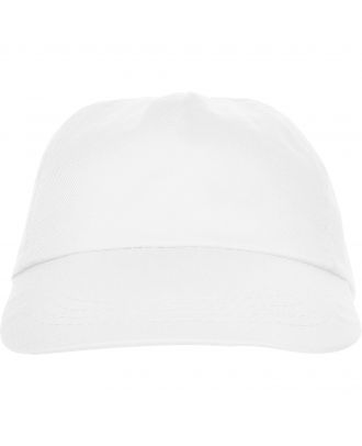 Casquette 5 panneaux BASICA blanc