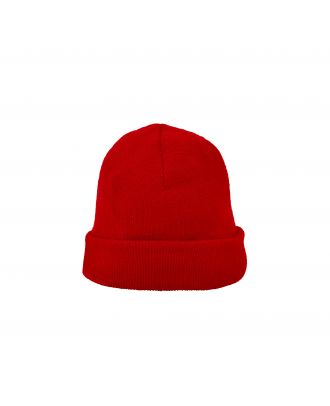 Bonnet PLANET rouge Recto