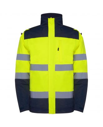 Parka haute visibilité EPSYLON marine/jaune fluo