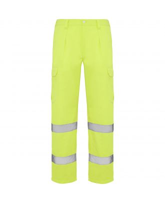 Pantalon haute visibilité ALFA JAUNE FLUO