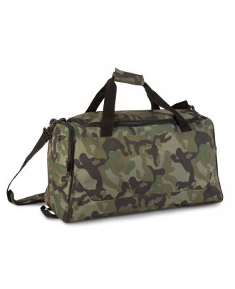 Sac de sport KI0617 - Olive Camouflage de travers