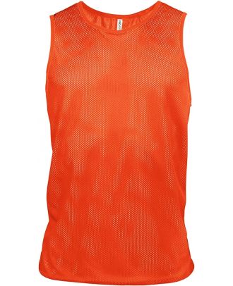 Chasuble en filet léger multisports PA043 - Spicy Orange