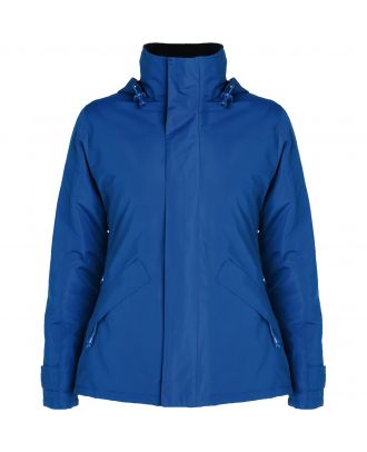 Parka femme col haut EUROPA WOMAN bleu royal