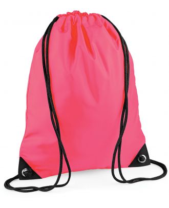 Sac à dos cordelettes BG10 - Fluorescent Pink - 45 x 33 cm