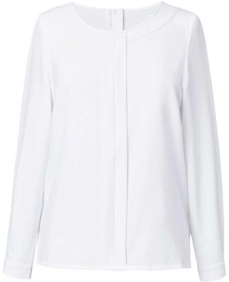 Blouse Crêpe de Chine Riola BT2264 - White