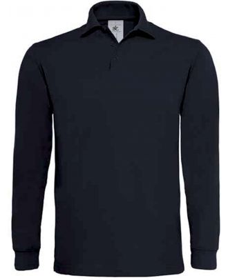 Polo homme manches longues heavymill HEAML - Black