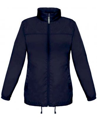 Coupe vent femme sirocco JW902 - Navy de face