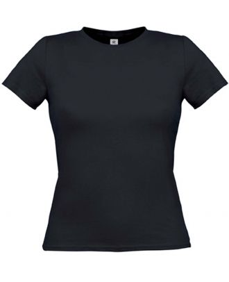 T-shirt femme manches courtes women only TW012 - Black