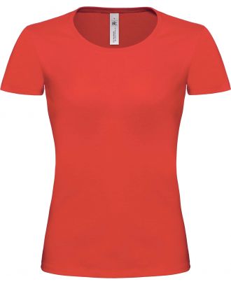 T-shirt femme col bateau Exact 190 TW041 - Red