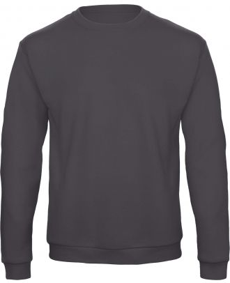 Sweatshirt col rond ID.202 WUI23 - Anthracite de face