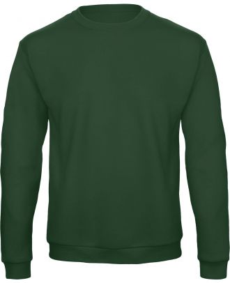 Sweatshirt col rond ID.202 WUI23 - Bottle Green de face