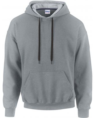 Sweat-shirt homme à capuche zippé 185C00 - Sport grey / Black